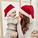 Christmas Winter Hairball Mama Baby knit hat Christmas warm hat_viptrois.com