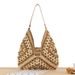 Popular and Popular Large Capacity Woven Bag Versatile and Fashionable Grass Woven Shoulder Bag Suitable for Vacation Work and Commuting_viptrois.com