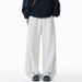 Men's Clothing Heavy Textured Bright Line Split Casual Pants Men's Autumn Style Straight Loose Sweatpants Trendy Brand Sports Trousers_viptrois.com