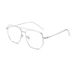New Fashion Stainless Steel Frame Plain Anti-blue Glasses Europe And The United States Double Beam Flat Light Men With_viptrois.com