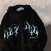 2022 New Gothic Letter Print Hoodie Autumn Winter Cardigan Zipper Sweatshirt Trendy Men's Casual Jacket_viptrois.com