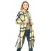 Unisex Scarf Polyester check coarse fringe scarf for women thickened shawl_viptrois.com