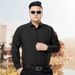 Pulse Pulse In Stock Wholesale Business Formal Plus Size Long Sleeve Men Overweight White Shirt_viptrois.com
