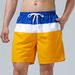 Unbeatable Quality Unbeatable Quality 3D Digital Printed Casual Shorts, Men's Spliced Color Shorts_viptrois.com