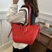Women's Bags Trendy Lychee Pattern Tote Bag For Women Texture Large Capacity Commuting Shoulder Messenger Bag_viptrois.com