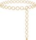 Women's Fashion Metal Belt Adjustable Waist Hip Chain For Dresses_viptrois.com