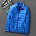 Pure Down Plus Size Short Lightweight Coat Workwear Thickened Youth Cotton Padded Jacket Winter Men's Outerwear_viptrois.com
