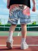 Unbeatable Quality Summer Men's Fitness Running Sports Basketball Plus With Personalized Skull Print Design Shorts For Men_viptrois.com