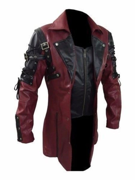 Loom 2023 High-Quality European And American M's Motorcycle Large Size Medieval Leather Jacket For_viptrois.com