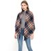 Unisex Thickened warm circle yarn bristle checkered square scarf scarf woman_viptrois.com