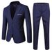 Men's Clothing Two Piece Suits Men's Suits Fashion Slim Small Suits Groomsmen Suits Dress Jackets Trousers Men_viptrois.com