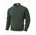 European Slim-Fit Stand Collar Sweatshirt – Long Sleeve Casual Pullover For Men, Autumn/Winter Minimalist Streetwear_viptrois.com