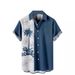Men's Clothing Hawaiian Ball Shirt Short Sleeve Printed Regular Fit Summer Beach Casual Button Down Hawaiian Shirt_viptrois.com