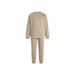 European Minimalist Knit Set – Cotton-Polyester Jacquard Lounge Suit, Relaxed Fit Men’s Two-Piece (Black/Grey/Khaki/Beige/Army Green, S-XXL)_viptrois.com