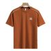 2025 New For Men, Embroidered High-quality Combed Cotton Short Sleeved Fashionable Niche Design T-shirt_viptrois.com