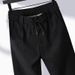 Men's Clothing Thick Casual Pants All Match Loose Breathable Straight Stretch Sports Pants_viptrois.com
