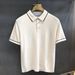 Men's Clothing Summer New Short Sleeved Sweater Light Luxury Business POLO Shirt_viptrois.com