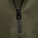 Men's Half-Zip Fleece Pullover Sweatshirt - Stand Collar, Loose Fit, Warm & Comfortable For Fall & Winter_viptrois.com
