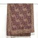 Muslim headscarf Vintage Fringe Cashew Ethnic Style Cape Dual Use Travel Outside To Match Women's Scarf_viptrois.com