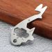 Multifunctional Outdoor Portable Multi-Shaped Keychain Bottle Opener Camping Stainless Steel Creative Tool Card_viptrois.com
