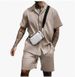 Men's Clothing Sports Suit Casual Loose Shirt Short Sleeved Shorts Summer Fashion Casual Two Piece Suit_viptrois.com