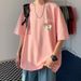 2025 Pure Cotton Summer Loose Large Size Short-sleeved T-shirt Simple Fat Person Handsome Top_viptrois.com
