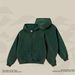 Men's Oversized Vintage Wax-Dye Hoodie With Zip-Up & Fleece Lining – Streetwear Pullover For Casual Wear_viptrois.com