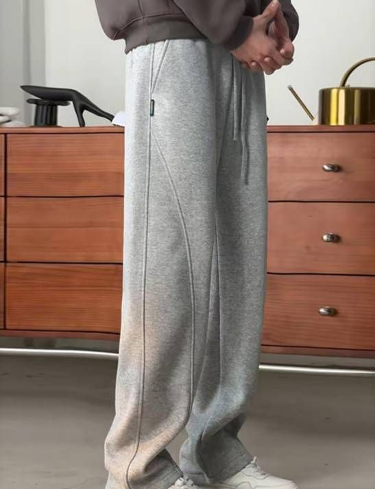 Men's Clothing Heavyweight Sweatpants For Men, Perfect For Spring And Autumn, With A Relaxed And Loose Fit, Ideal For Casual Sportswear._viptrois.com