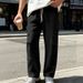Men's Hip-Hop Wide Leg Sweatpants – High Street Fashion Straight Cut Joggers (5 Colors, S-XXXL)_viptrois.com
