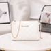Classic Quilted Shoulder Bag With Chain Strap - Elegant Crossbody Purse With Embroidery Detail Minimalist Design_viptrois.com