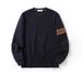 Men's Clothing Soft Tencel Cloud Feel Air Layer Round Neck Sweatshirt_viptrois.com