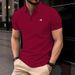 Men's Clothing Business Casual Short Sleeved Top_viptrois.com
