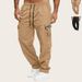 Men's Tactical Cargo Pants – High-Street Hip-Hop Drawstring Joggers (Navy, Black, Grey, Olive, Khaki)_viptrois.com