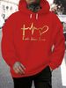 Men's Autumn And Winter Casual Fashionable Loose Hooded Sweatshirt FAITH HOPE LOVE Letter Printed Warm Long Sleeved Pullover_viptrois.com