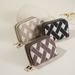 Wallet Card Cases Summer New Fashion Accordion Card Holder Simple Striped Wallet Travel Portable Double Zipper Multiple Card Slots_viptrois.com