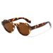 Men's Sunglasses High End And Handsome, Women's UV Protection, Retro Round Frame, Personalized Sword Shaped Rice Nails,_viptrois.com