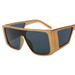 Men's Sunglasses One Piece Sunglasses Large Frame Sunglasses One Piece Sunglasses Fashionable Square Glasses_viptrois.com