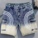 Men's Clothing Foreign Trade Jeans New Men's Denim Shorts Retro Nostalgic Straight Loose Thick Material Non Elastic Versatile Jeans_viptrois.com