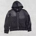 Men's Hip-Hop Hooded Zip-Up Sweatshirt – Starry Rhinestone Streetwear (XS-4XL, Oversized Fit, Cotton-Poly Blend, Black/Blue)_viptrois.com
