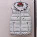 Men's Colorblock Quilted Vest - Winter Warm Sleeveless Jacket With Printed Design, Lightweight Polyester, Slim Fit, Multiple Colors Sizes (L-5XL)_viptrois.com