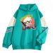 American Style Color Block Loose Niche Cartoon SHINEEEE Series Printed Pullover Sweatshirt_viptrois.com