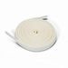 Shoelace Polyester Solid Color Flat Double Hollow Shoelace 8mm_viptrois.com