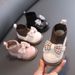 Mother & Kids 2025 Winter New Girls Cotton Shoes Baby Princess Shoes Bowknot Cute Small Leather Shoes Short Boots Warm 0 1 3 Years Old_viptrois.com