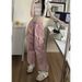 Women's Vintage Cargo Pants – Summer Loose Fit Straight-Leg Tapered Workwear Trousers With Pockets (14 Colors)_viptrois.com