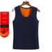 Men's Fleece-Lined Thermal Vest - Slim Fit, Ultra-Warm & Lightweight For Layering (Black/Blue/Light Gray/Dark Gray, Sizes M-5xl)"_viptrois.com