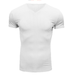 Men's Breathable V-Neck T-Shirt – Summer Athletic Fit, Quick-Dry Casual Short Sleeve Tee For Sports & Everyday Wear_viptrois.com