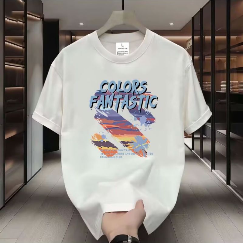 【DORAE】2026 Breathable T-shirt (Eco Cotton) Eco Off-white (3D Print & Personalized Pattern Print) – Pioneer Style For Weekend Getaway_viptrois.com