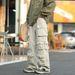 Men's Retro Trendy Casual Trousers High Street Style Loose Straight Leg Wide Leg Multi Pocket Cargo Pants Versatile_viptrois.com