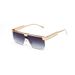 New Designer Integrated Gold Half-frame Outdoor Cycling Fishing Fashion Trend Sunglasses Street Eye-catching Sunglasses_viptrois.com