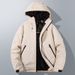 2025 Graphene Jacket Fleece Thickened Cotton-padded Coat Men's Winter Business Leisure Warm Windproof Removable Hat_viptrois.com